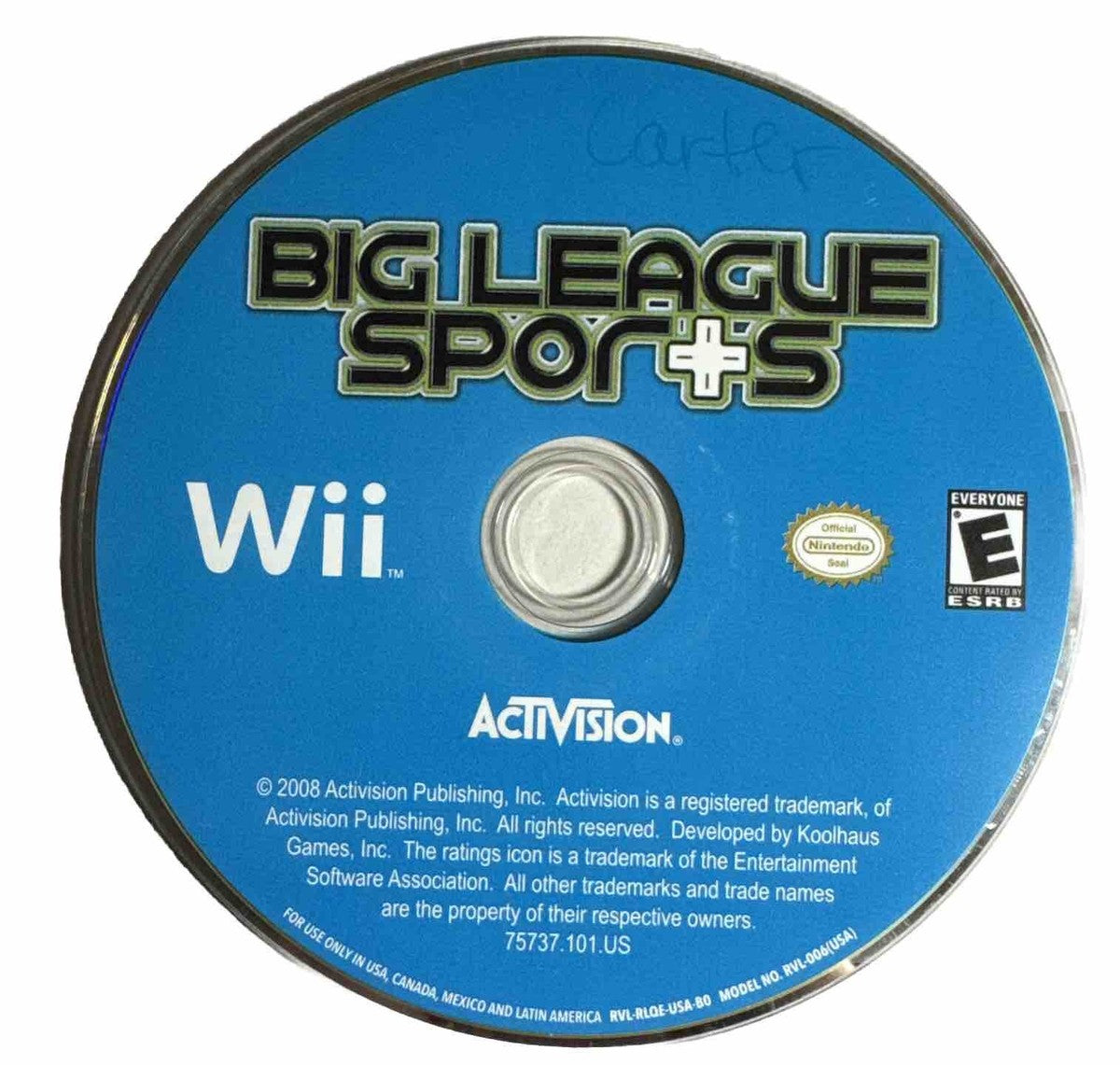 Big League Sports - Wii