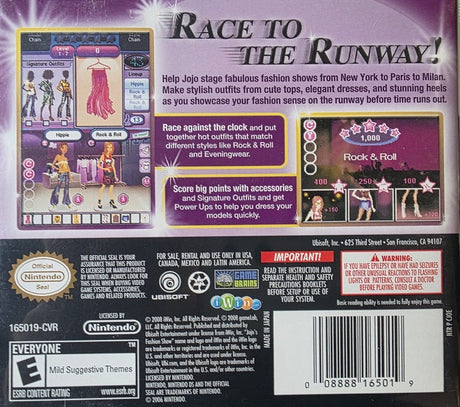 Jojo's Fashion Show - Nintendo DS