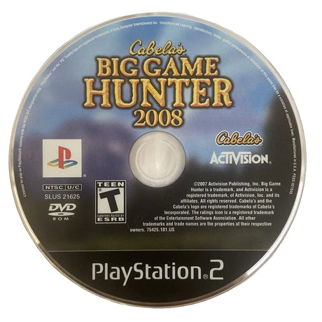 Cabela's Big Game Hunter 2008 - PlayStation 2