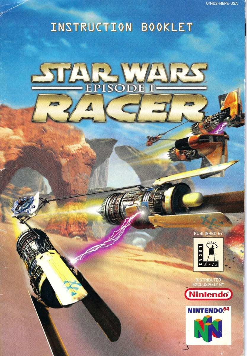 Star Wars: Episode I - Racer - N64 Manual