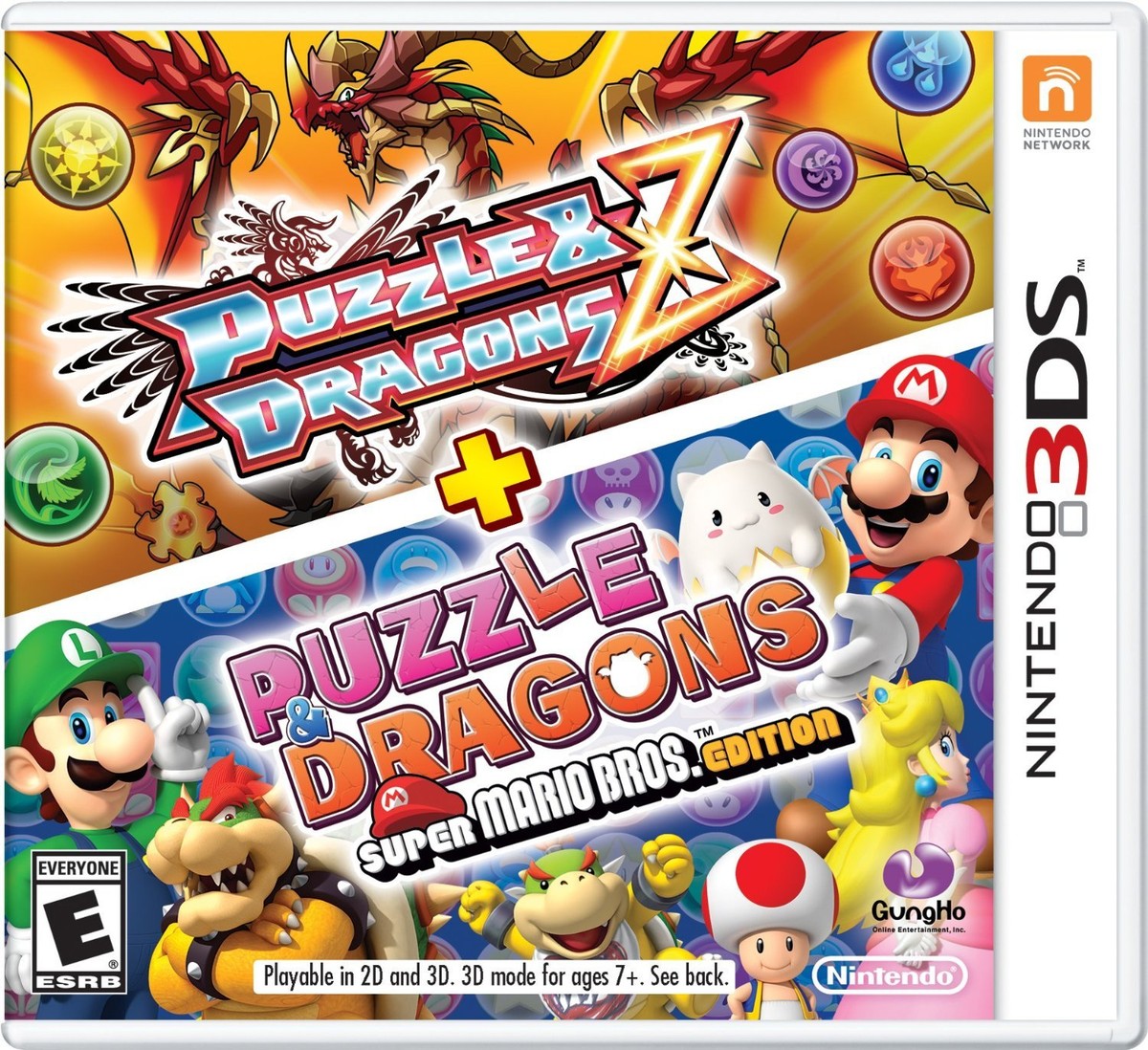 Puzzle & Dragons Z + Puzzle & Dragons: Super Mario Bros. Edition - Nintendo 3DS