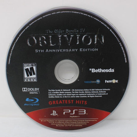 Elder Scrolls IV: Oblivion - 5th Anniversary Edition - PlayStation 3