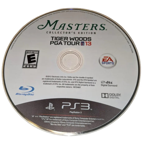 Tiger Woods PGA Tour 13 - Masters Collector's Edition - PlayStation 3