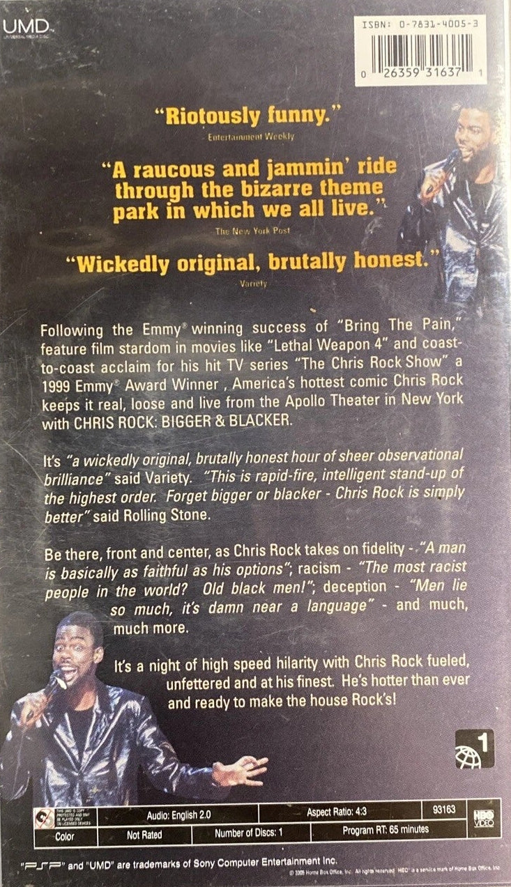 Chris Rock: Bigger & Blaccker - UMD Video for PSP