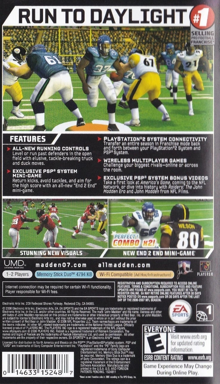 Madden NFL 07 - PSP