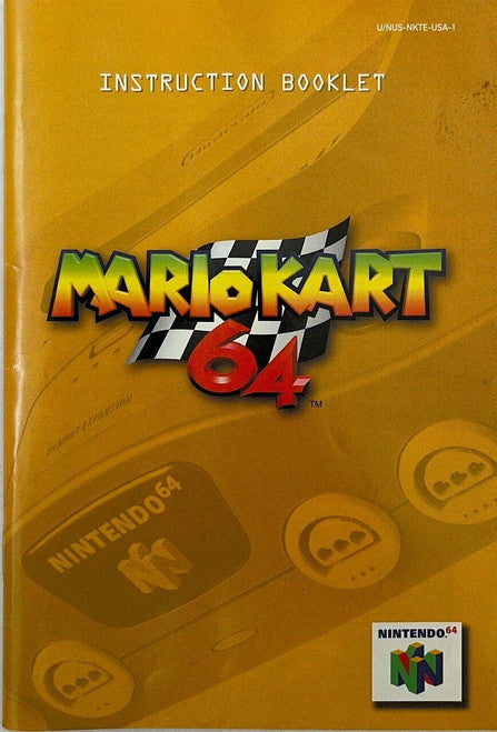 Mario Kart 64 - N64 Manual