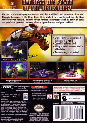 Power Rangers: Dino Thunder - GameCube