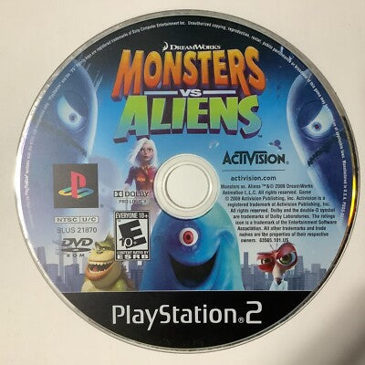 Monsters vs. Aliens - PlayStation 2