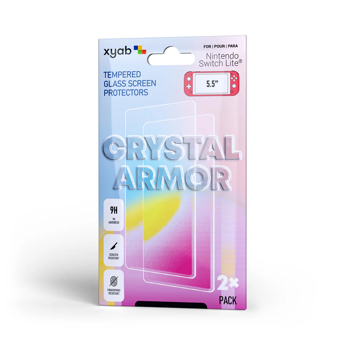 Tempered Glass Screen Protector for Nintendo Switch Lite (2-Pack)