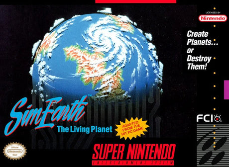 SimEarth: The Living Planet - Super Nintendo