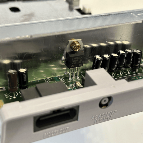 Super Nintendo SNES Jr. Console with Voultar SNESRGB Kit Pre-Installed