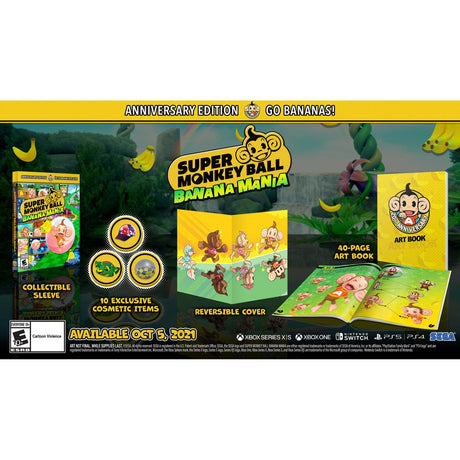 Super Monkey Ball Banana Mania: Anniversary Launch Edition - PlayStation 4