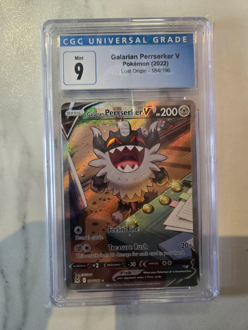 Galarian Perrserker V (Alternate Full Art) (184/196) [SWSH11: Lost Origin]
