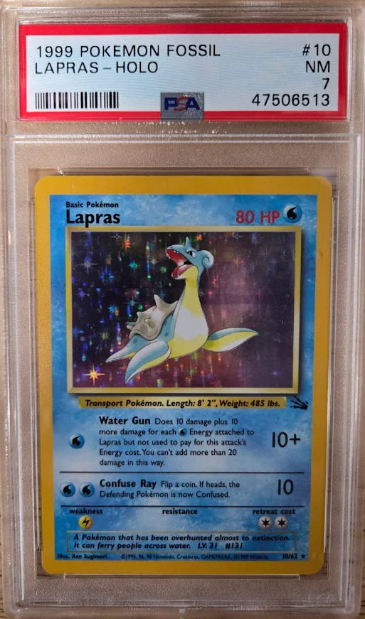 Lapras (10) (10/62) [Fossil]