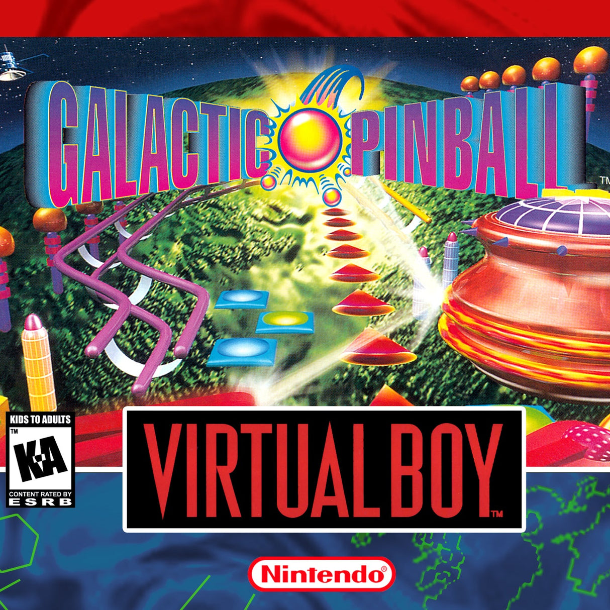 Galactic Pinball - Virtual Boy