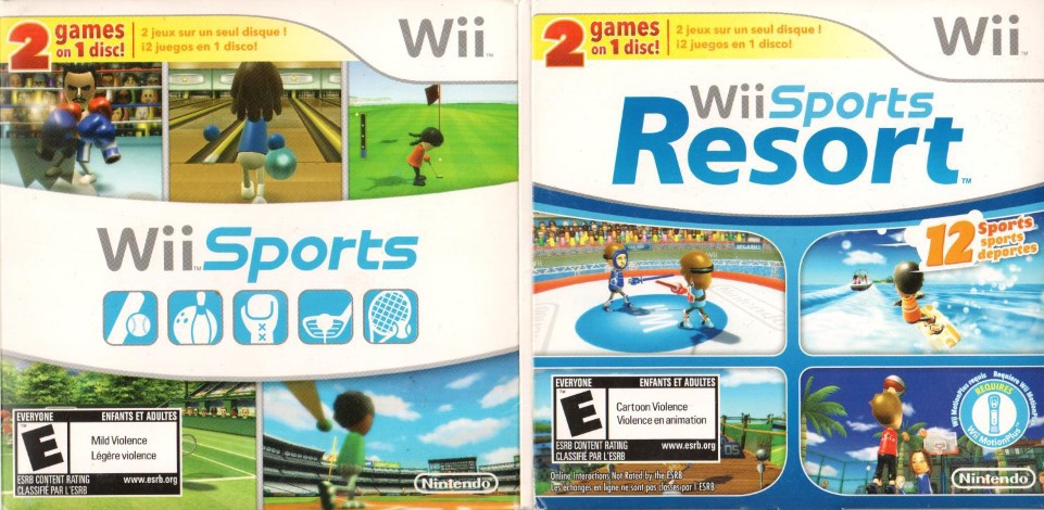 Wii Sports / Wii Sports Resort 2 Games on 1 Disc - Wii