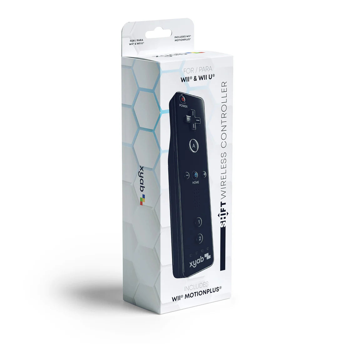 Wireless Remote Controller w/ Motion Plus for Wii / Wii U - Black