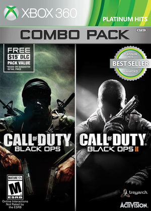 Call of Duty Black Ops I and II Combo Pack (Platinum Hits) - Xbox 360