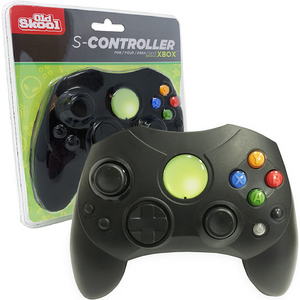 Wired S-Type Controller for Original Xbox - Black